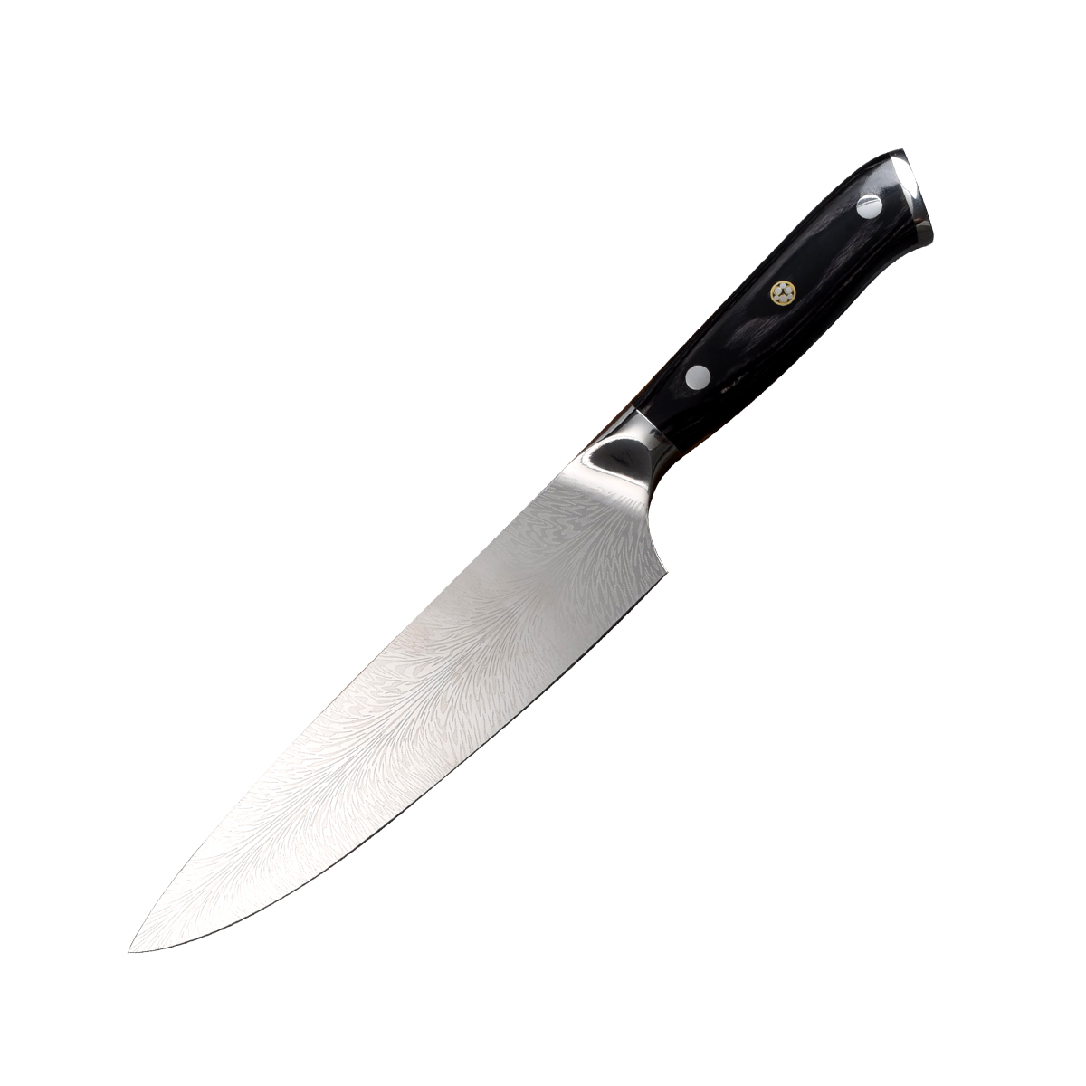 Couteau de Chef couteau de cuisine professionnel allemand en acier inoxydable &agrave; haute teneur en carbone