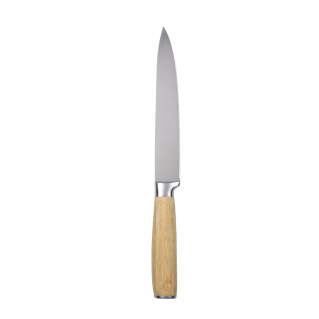 Ligno manubrio 5-fragmen cultrum Set