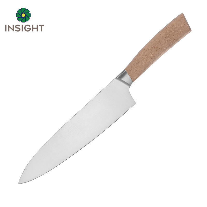 Coltello Da Cuoco Con Manico In Legno