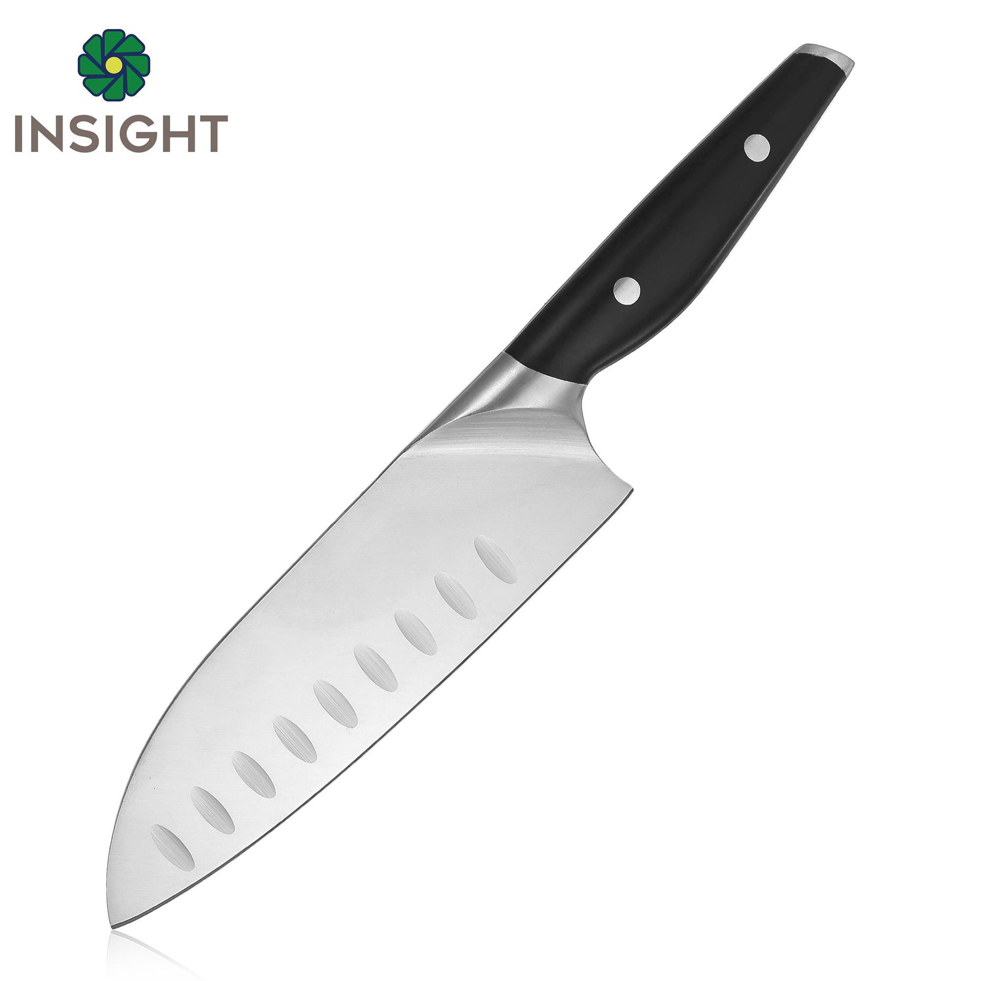 Coltello Santoku giapponese in acciaio Stainess