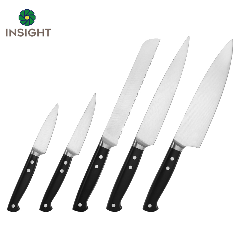 ABS 손잡이가 있는 3Cr13 글로벌 나이프 세트