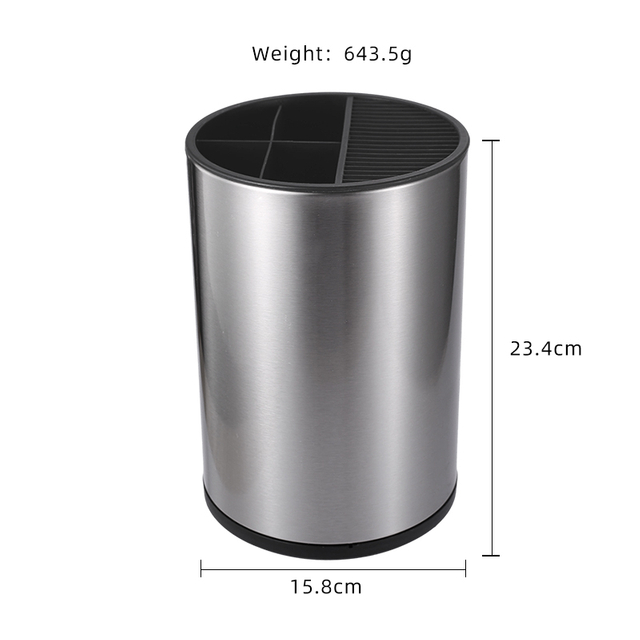 Bloc de couteaux en acier durable