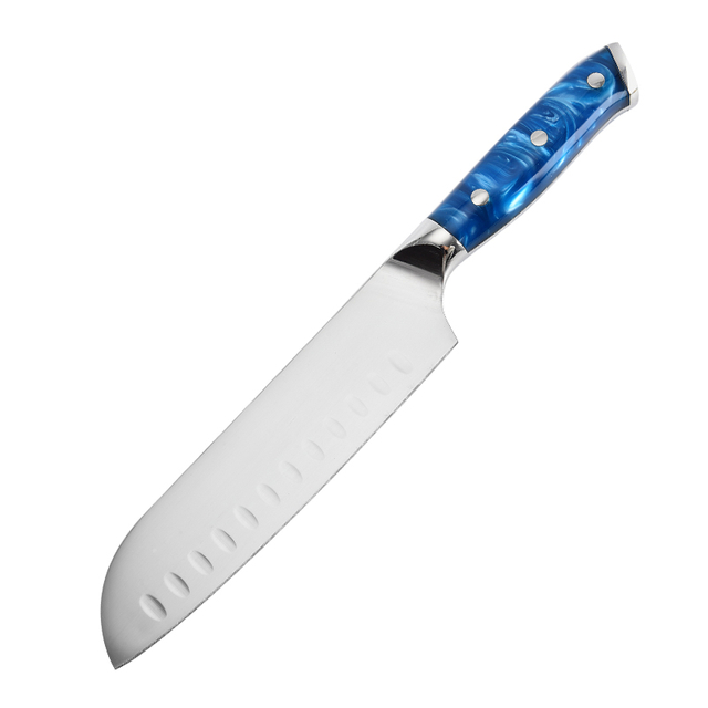 Ensemble de couteaux de cuisine avec manche en r&eacute;sine